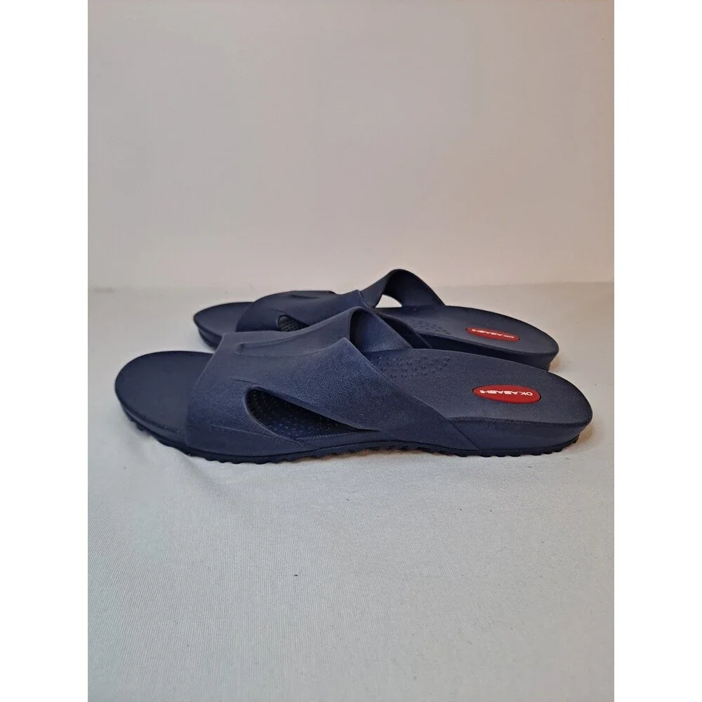Okabashi Men's Slide Sandals Size XXL (12-13) Blue
